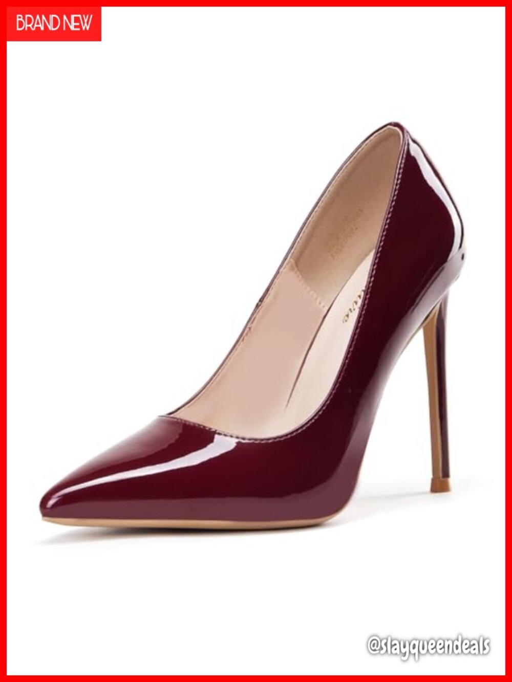 Mhuire 4 Inch Pointed Toe Stiletto Heel Dress Pump